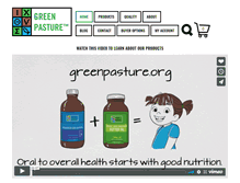 Tablet Screenshot of greenpasture.org